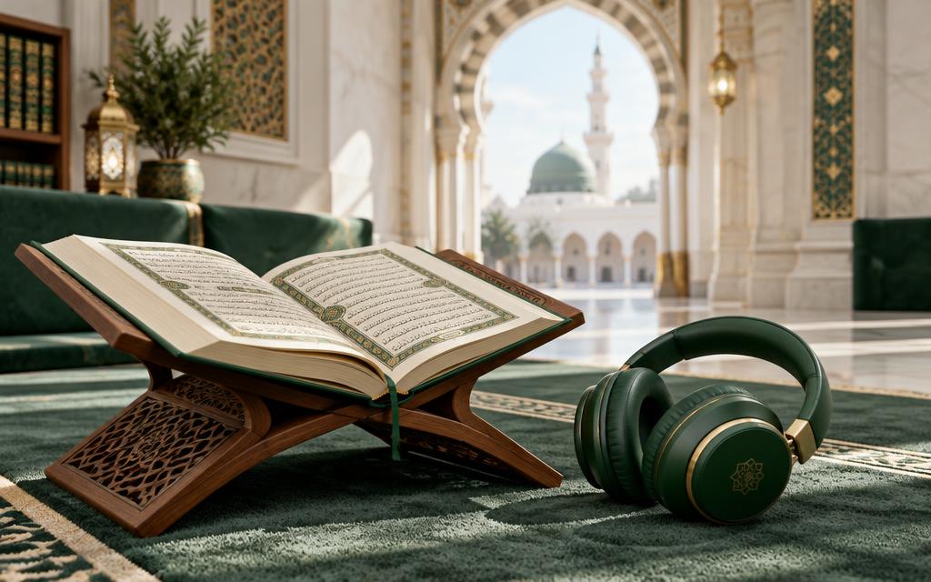 Coran et casque audio — Hausa